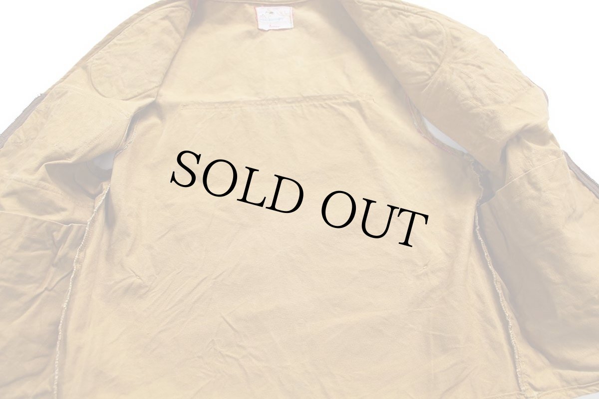 画像5: 60s Penneys FOREMOST ツートン ダック地 ハンティングベスト 茶 (5)