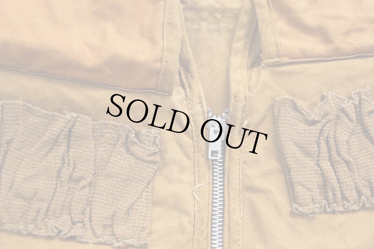 画像6: 60s Penneys FOREMOST ツートン ダック地 ハンティングベスト 茶 (6)