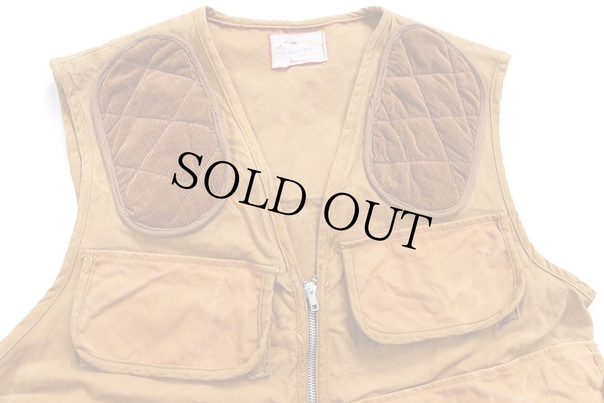 画像3: 60s Penneys FOREMOST ツートン ダック地 ハンティングベスト 茶 (3)