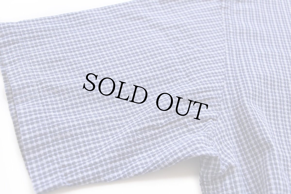 画像6: 00s ラルフローレン BLAKE チェック ボタンダウン 半袖 コットン シアサッカーシャツ M (6)