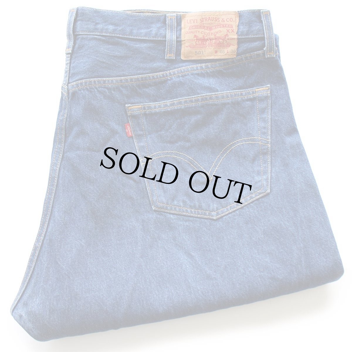 画像1: 00s メキシコ製 Levi'sリーバイス 501 デニムパンツ W46 L30★特大 (1)