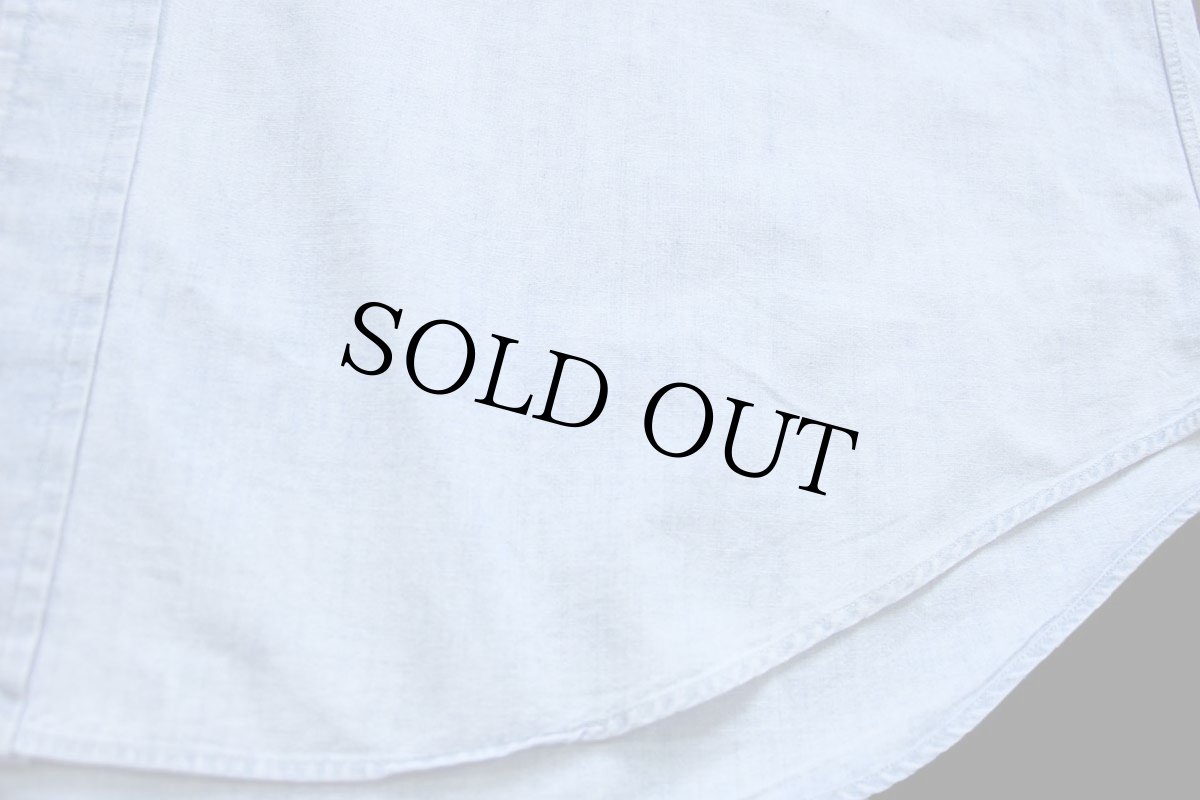 画像5: 00s ラルフローレン CLASSIC FIT ワンポイント 三点留め ボタンダウン コットン シャンブレーシャツ XL (5)