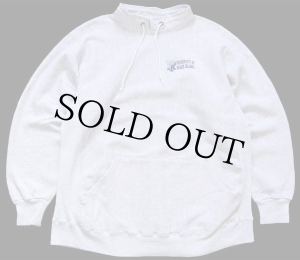 90s USA製 Kellsport RHODE ISLAND 刺繍 スタンドカラー リバース