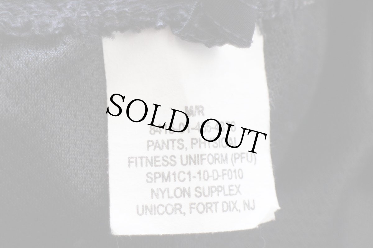 画像6: 10 米軍 U.S.ARMY PFU トレーニング ナイロンパンツ 黒 M/R★78 IPFU (6)