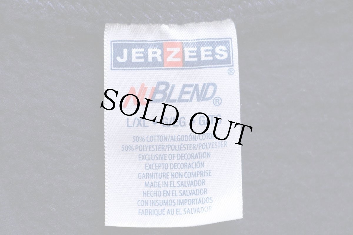 画像4: 00s Comfort-Air PRIMO ロゴ パチポケ スウェット カーディガン 紺 L/XL (4)