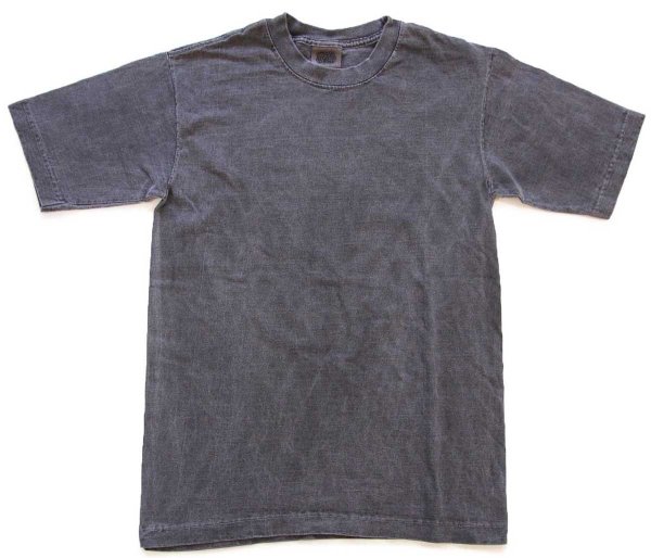 デッドストック☆00s USA製 cave wear 無地 ピグメントダイ コットンT