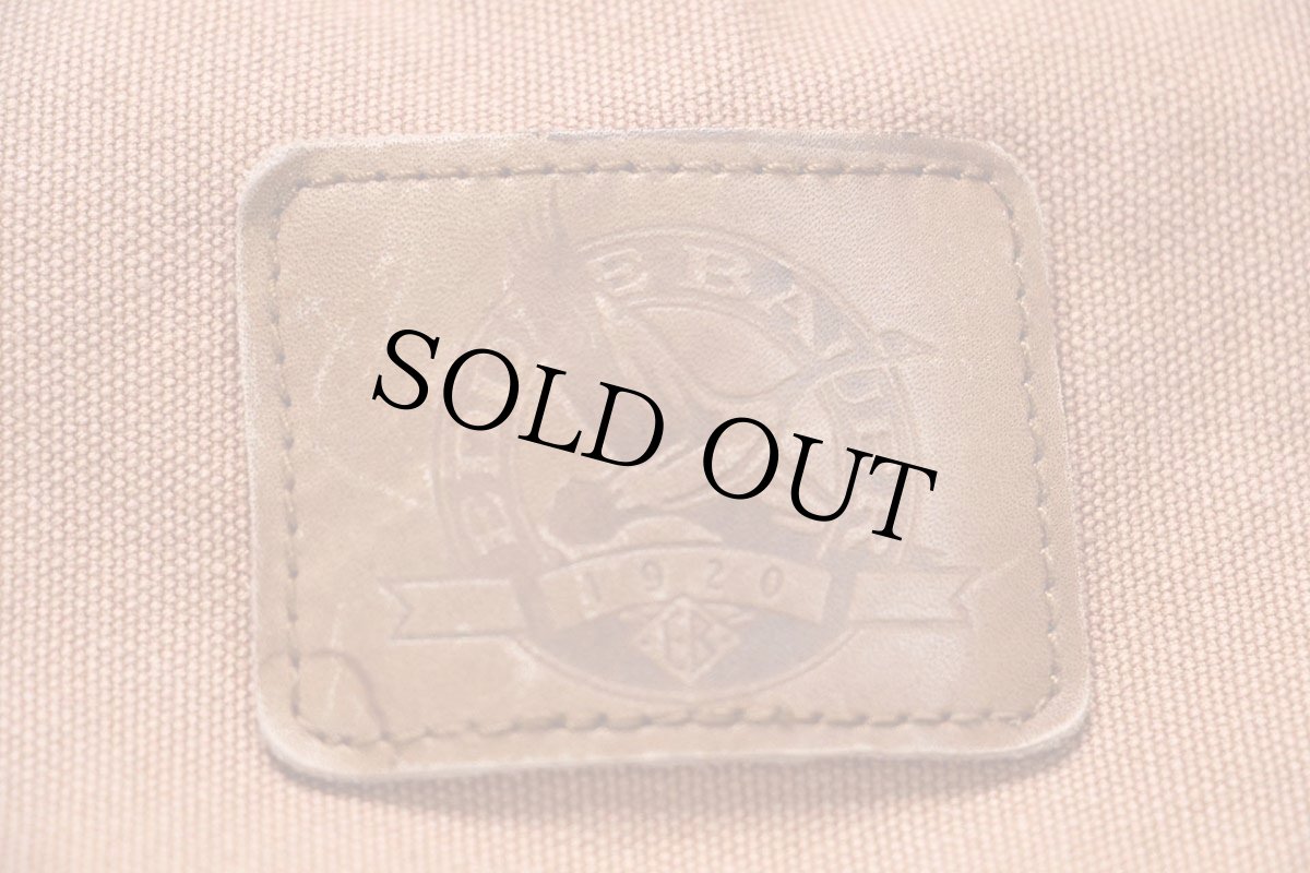 画像4: 00s EddieBauerエディーバウアー コットン キャンバス トートバッグ 薄茶 (4)