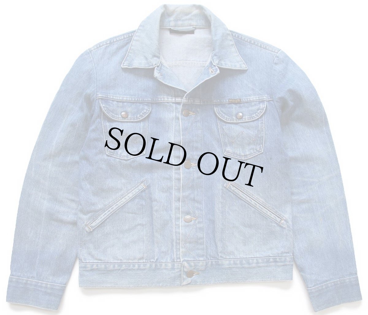 画像1: 80s Wranglerラングラー デニムジャケット カスタム (1)