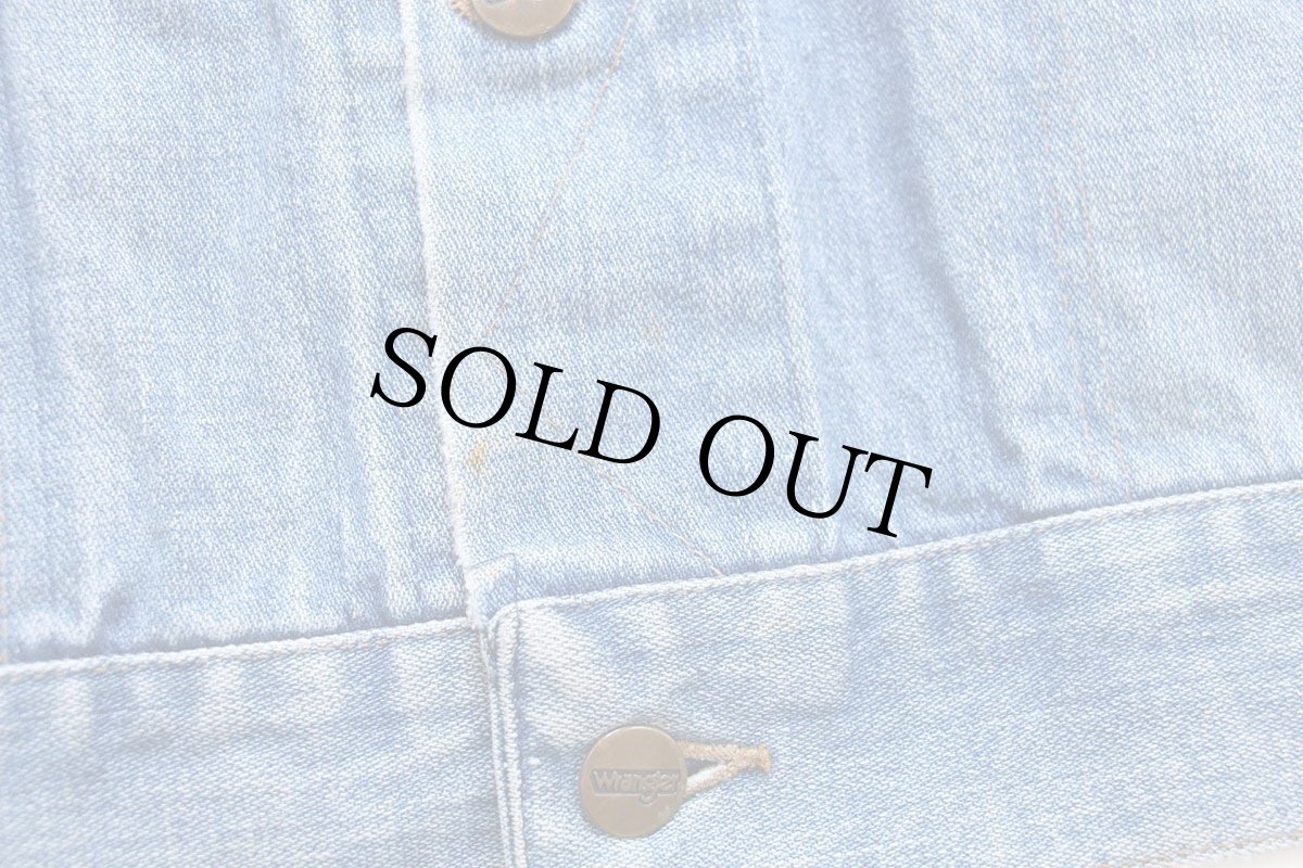 画像7: 80s Wranglerラングラー デニムジャケット カスタム (7)