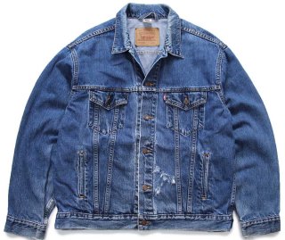 POST JUNK / 90's LEVI'S 70507 Dot Bleach Denim Jacket Made