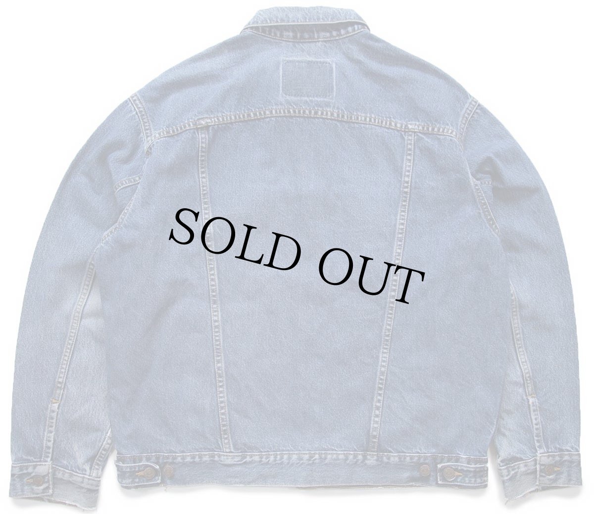 画像2: 90s メキシコ製 Levi'sリーバイス 70507 ダメージ デニムジャケット 4ポケット L★E (2)