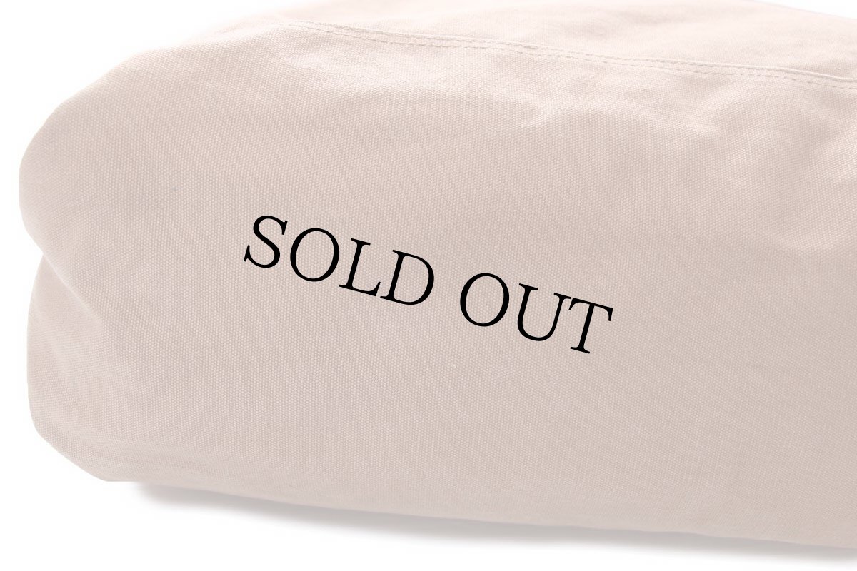 画像3: 00s EddieBauerエディーバウアー コットン キャンバス トートバッグ 薄茶 (3)