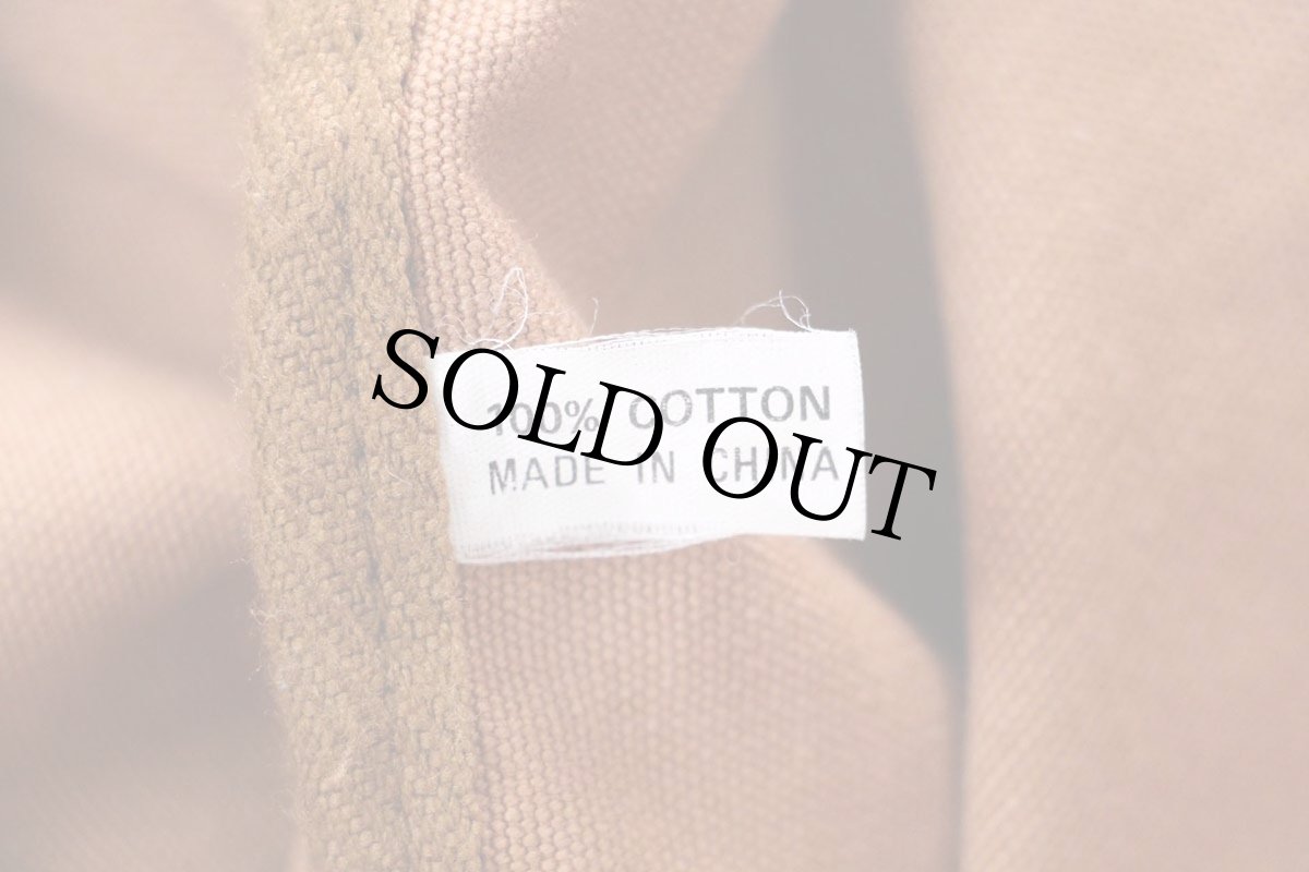 画像5: 00s EddieBauerエディーバウアー コットン キャンバス トートバッグ 薄茶 (5)