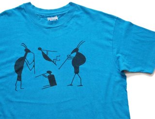 80s USA製 BVD 無地 コットン ポケットTシャツ 青 L - Sixpacjoe 80s USA製 BVD 無地 コットン ポケットTシャツ 青 L - Sixpacjoe