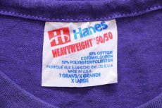 画像4: 90s USA製 Hanes Utah サボテン ネイティブ柄 アート Tシャツ 紫 XL (4)