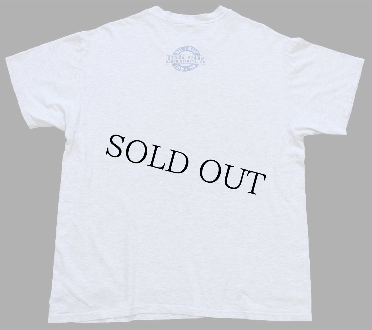 画像3: 90s Hanes WALMART Always ウォルマート スマイル イラスト コットンTシャツ 杢ライトグレー L (3)