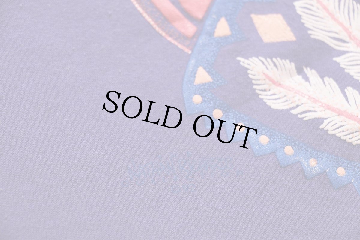 画像5: 90s USA製 Hanes Utah サボテン ネイティブ柄 アート Tシャツ 紫 XL (5)