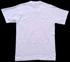 画像3: 80s USA製 World Series of Drag Racing '87 ピッグ イラスト Tシャツ 白 S (3)