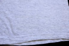 画像6: 90s USA製 Cape Hatteras NC シェル アート レイヤードネック&スリーブ コットンTシャツ 杢ライトグレー×グリーン L (6)