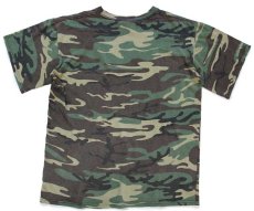 画像3: 00s USA製 goodwill OPERATION GOOD JOBS ウッドランドカモ コットンTシャツ L (3)