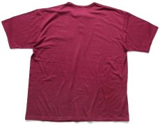 画像3: 90s USA製 MARTINS AUTOMOTIVE & VALUE TIRE 刺繍 ヘンリーネック Tシャツ バーガンディ XXL★特大 (3)