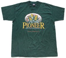 画像2: 90s USA製 PIONEER Hi-Bred コーン Tシャツ 緑 XL (2)
