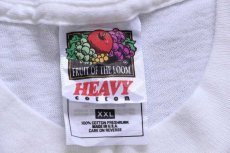 画像5: 90s USA製 NASCAR TRUCK SERIES Ron Hornadayサイン入り NAPA コットン ポケットTシャツ 白 XXL★特大 (5)