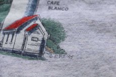 画像5: 90s USA製 Oregon Coast LIGHTHOUSES 灯台 アート コットンTシャツ オートミール L (5)