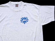 画像1: 90s USA製 THE FREEDOM SCHOOL MARTIAL ARTS 両面プリント Tシャツ 白 XL (1)