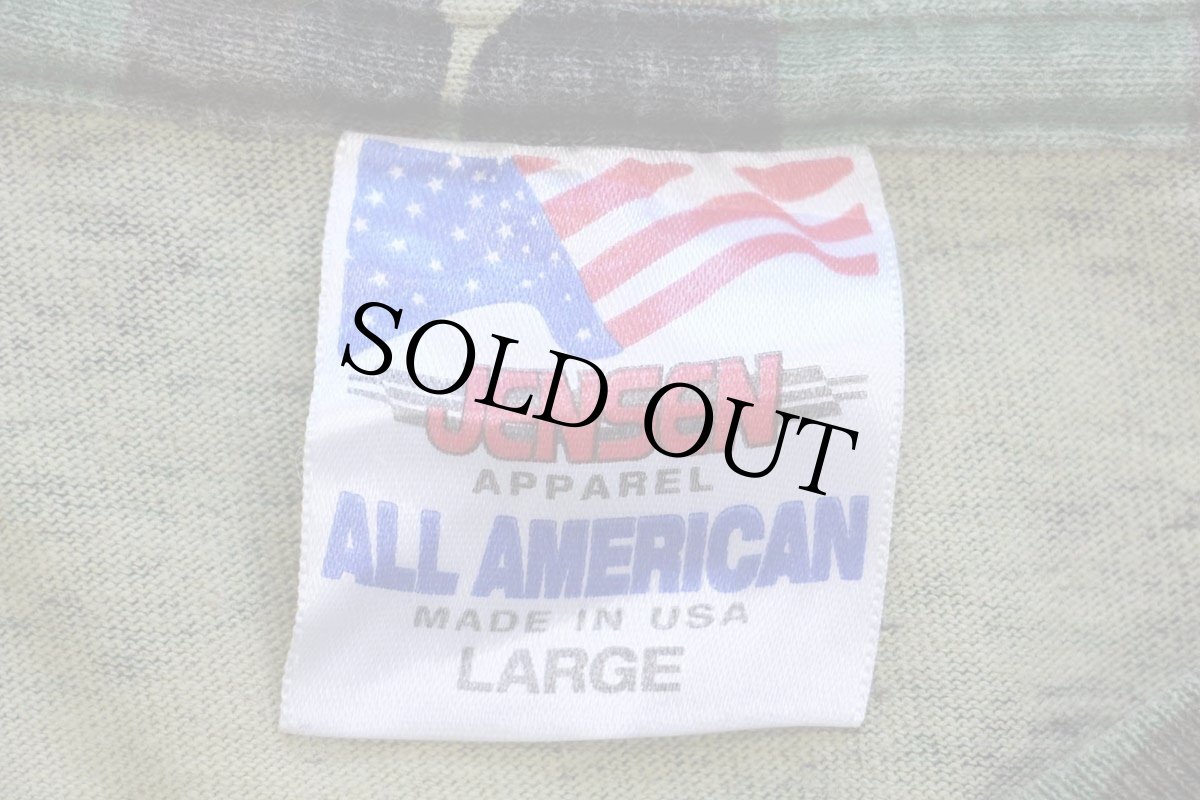 画像4: 00s USA製 goodwill OPERATION GOOD JOBS ウッドランドカモ コットンTシャツ L (4)