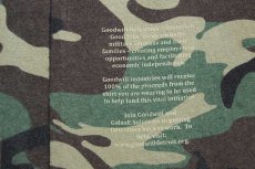 画像6: 00s USA製 goodwill OPERATION GOOD JOBS ウッドランドカモ コットンTシャツ L (6)