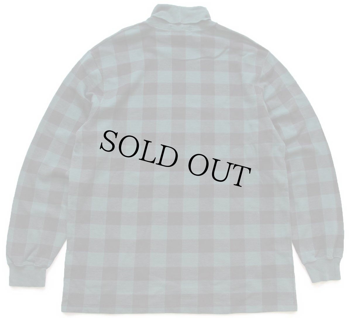 画像3: 80s USA製 POLO COUNTRY ポロ カントリー ラルフローレン バッファローチェック タートルネック コットン カットソー 緑×黒 L (3)