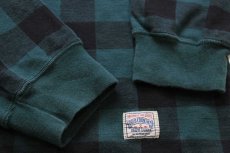 画像6: 80s USA製 POLO COUNTRY ポロ カントリー ラルフローレン バッファローチェック タートルネック コットン カットソー 緑×黒 L (6)