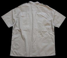 画像2: 80s POLO COUNTRY ポロ カントリー ラルフローレン 半袖 コットンツイルシャツ カーキ L (2)