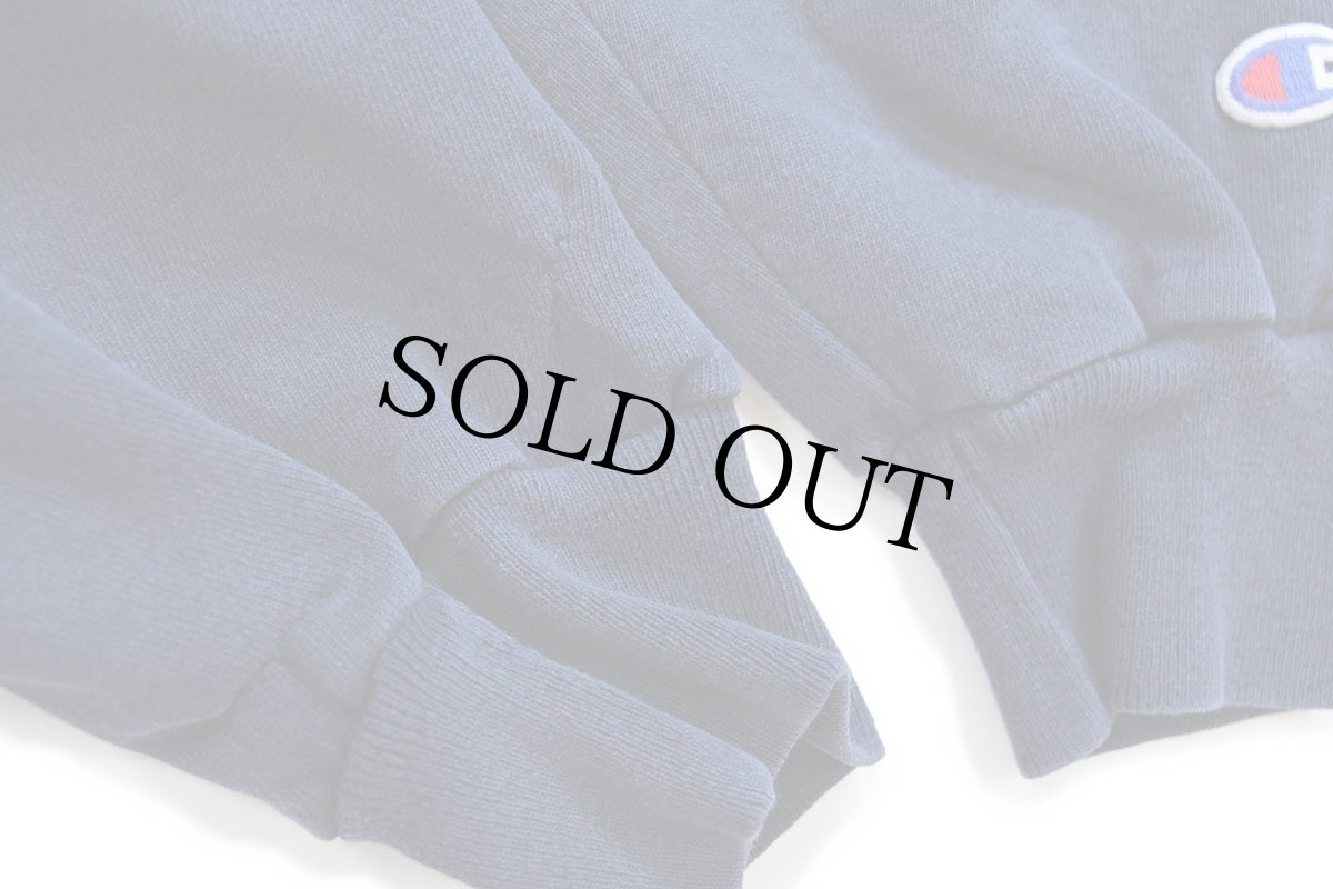 画像5: 90s メキシコ製 Championチャンピオン University of WASHINGTON アップリケ&刺繍 前V スウェット 紺 L (5)