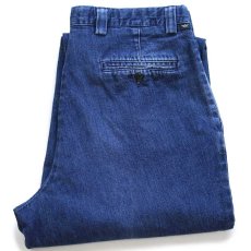 画像1: 00s DOCKERSドッカーズ ツータック デニム トラウザーズ w36★Levi'sリーバイス (1)
