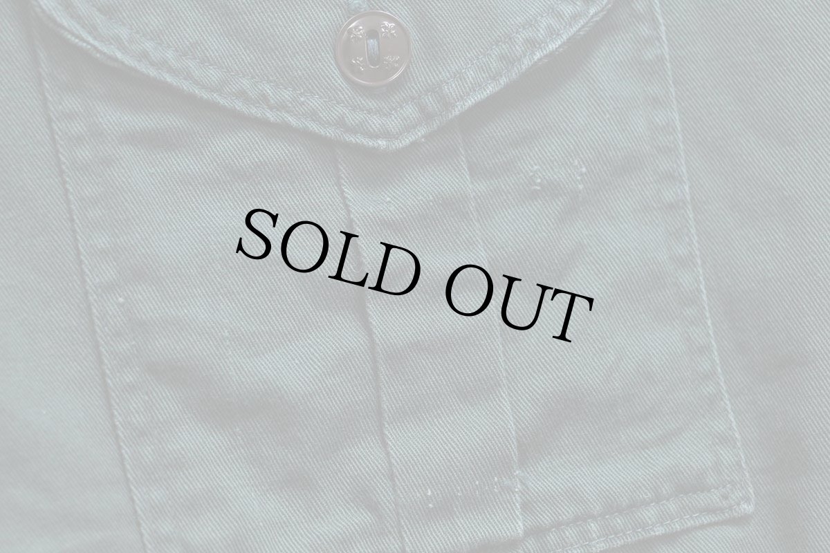 画像5: 60s BSA ボーイスカウト コットンツイルシャツ ダークグリーン (5)