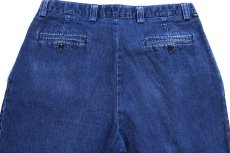 画像5: 00s DOCKERSドッカーズ ツータック デニム トラウザーズ w36★Levi'sリーバイス (5)