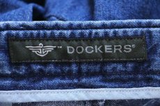 画像6: 00s DOCKERSドッカーズ ツータック デニム トラウザーズ w36★Levi'sリーバイス (6)