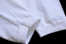 画像7: 90s USA製 rel e vant products スノーマン アート モックネック コットン 長袖Tシャツ 白 XL (7)