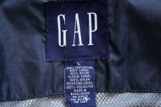 画像4: 90s GAPギャップ ナイロンジャケット 焦げ茶 L (4)
