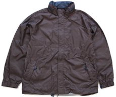 画像1: 90s GAPギャップ ナイロンジャケット 焦げ茶 L (1)