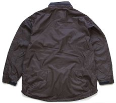 画像2: 90s GAPギャップ ナイロンジャケット 焦げ茶 L (2)