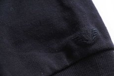画像5: 90s DOCKERSドッカーズ ロゴ刺繍 コットン 鹿の子 ポロシャツ 黒 M★Levi'sリーバイス (5)