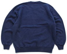 画像2: 90s メキシコ製 Championチャンピオン University of WASHINGTON アップリケ&刺繍 前V スウェット 紺 L (2)