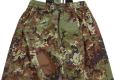 画像4: 00s イタリア軍 ESERCITO ITALIANO VEGETATO カモ ナイロン オーバーパンツ 52★GORE-TEXゴアテックス (4)
