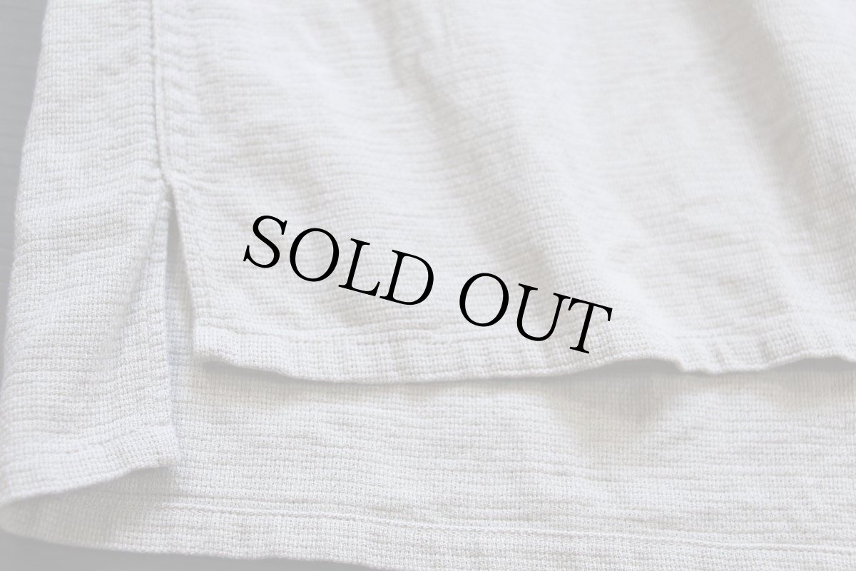 画像5: 90s USA製 L.L.Bean COOL WEAVE 半袖 コットンシャツ グリーンベージュ L-T (5)