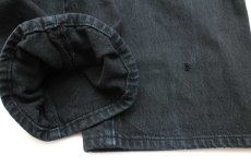 画像8: Levi'sリーバイス 501 後染め ブラック デニムパンツ w38 L34★SDP3049 (8)