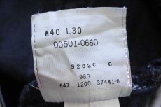 画像7: 00s メキシコ製 Levi'sリーバイス 501 ブラック デニムパンツ w40 L30 (7)