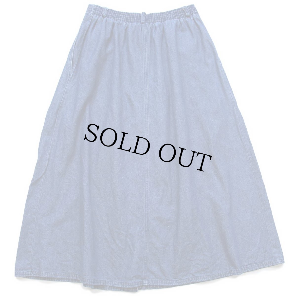 画像2: 90s USA製 NAPA VALLEY Blues ロング デニムスカート 12 (2)